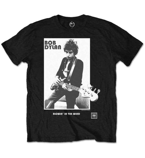 Bob Dylan: Blowing in the Wind - Black T-Shirt