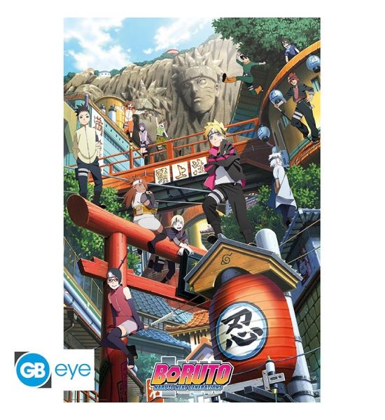 Boruto: Groupe Konoha Poster (91.5x61cm) Preorder