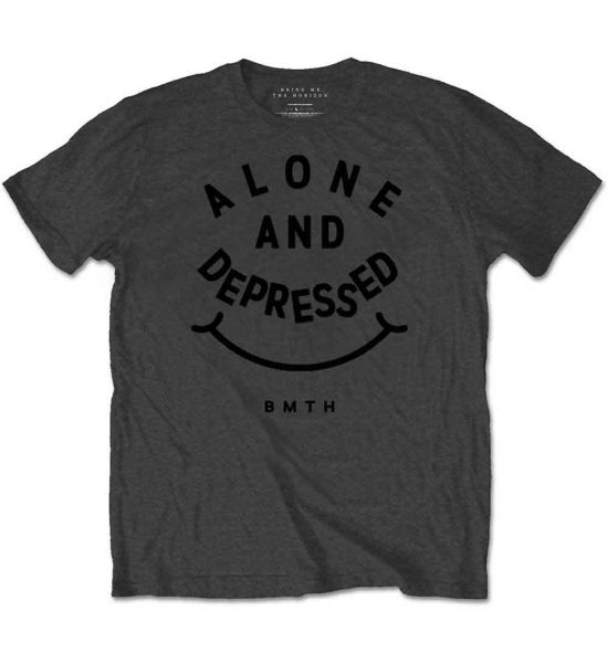 Bring Me The Horizon: Alone & Depressed - Charcoal Grey T-Shirt