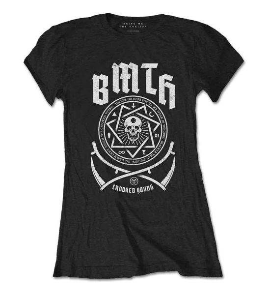 Bring Me The Horizon: Crooked - Ladies Black T-Shirt