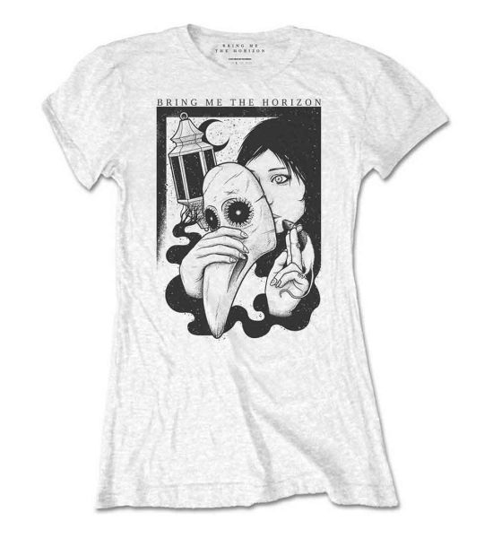 Bring Me The Horizon: Plague - Ladies White T-Shirt