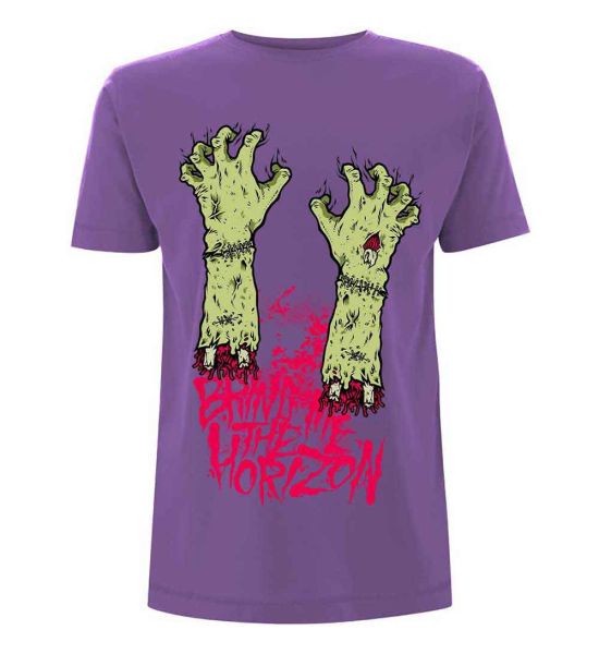 Bring Me The Horizon: Zombie Hands - Purple T-Shirt