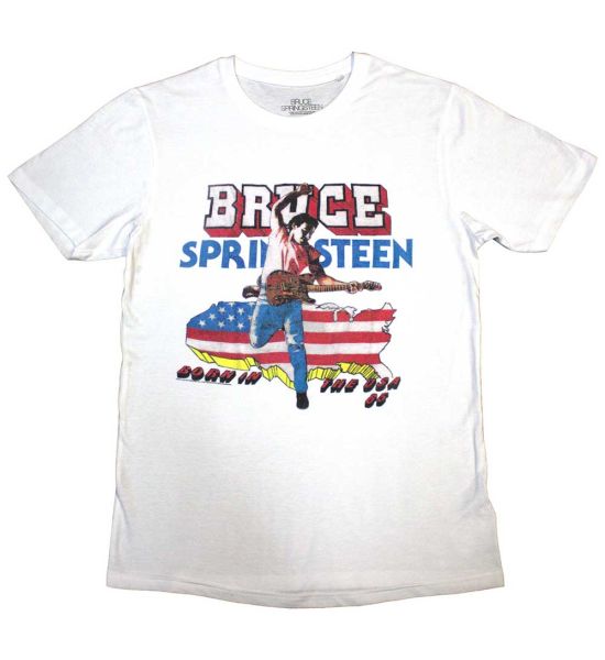 Bruce Springsteen: Born In The USA '85 - White T-Shirt