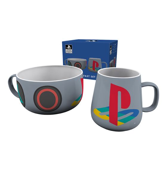 Playstation: Classic Mug & Bowl Breakfast Set