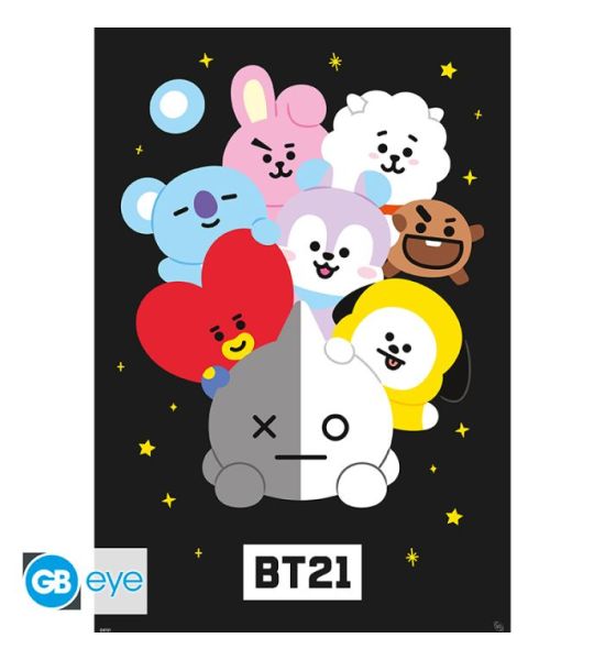 BT21: Characters Maxi Poster (91.5x61cm) Preorder