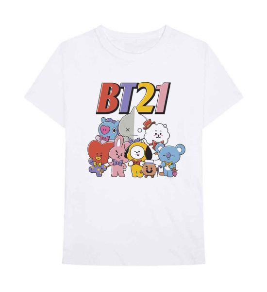 BT21: Colourful Squad - White T-Shirt