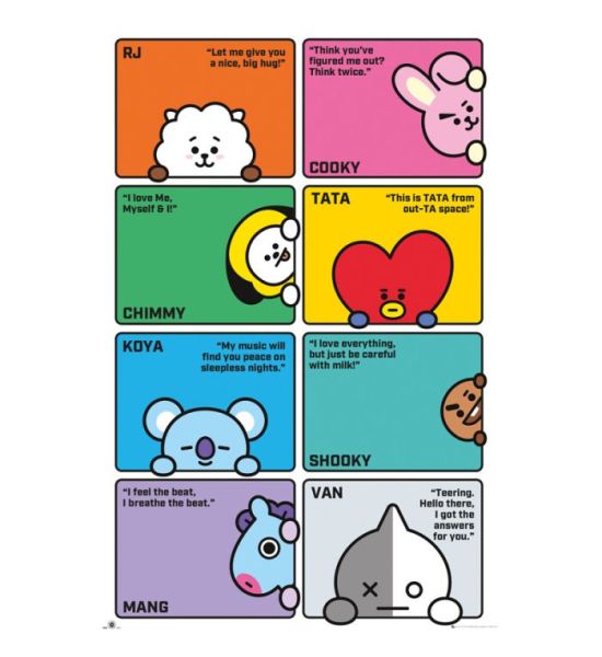 BT21: Compilation Maxi Poster (91.5x61cm) Preorder