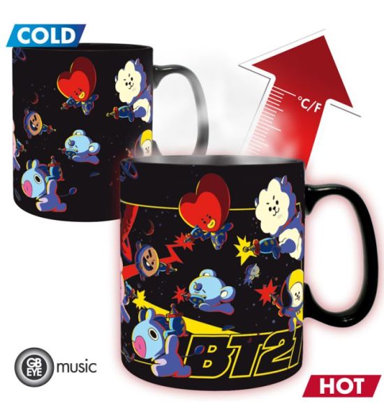 BT21: Space Heat Change Mug - With Box (460ml) Preorder