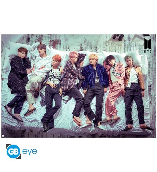 BTS: Group Bed Poster (91.5x61cm) Preorder