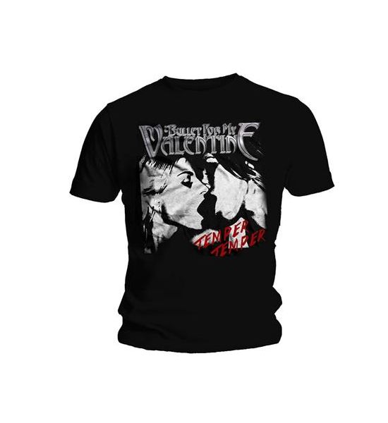 Bullet For My Valentine: Temper Temper Kiss - Black T-Shirt