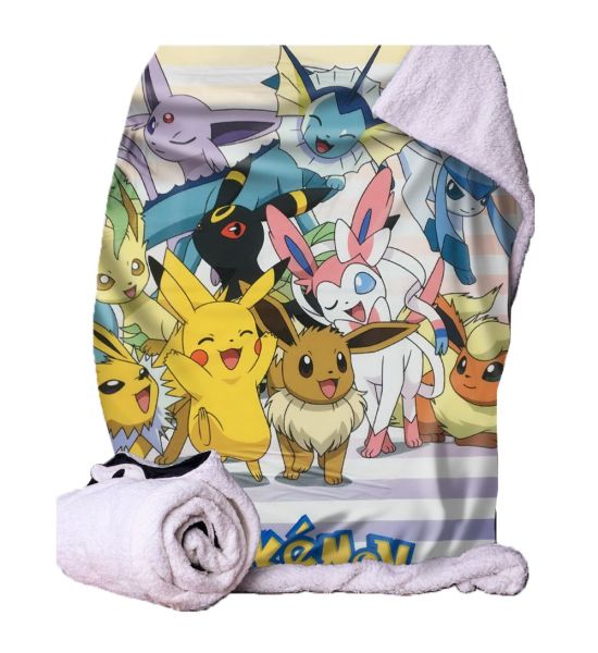 Pokemon: Eevee Evolutions Throw Blanket Preorder