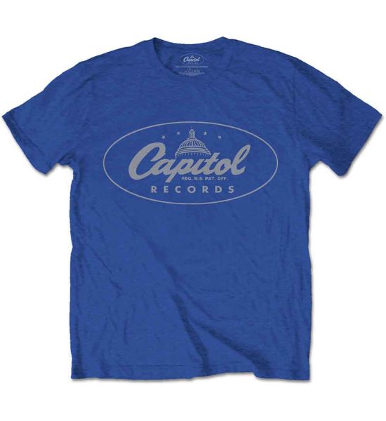 Capitol Records: Logo - Blue T-Shirt