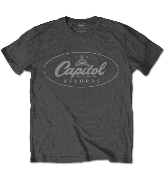 Capitol Records: Logo - Charcoal Grey T-Shirt