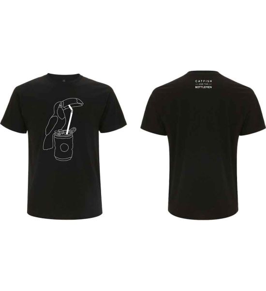 Catfish & The Bottlemen: Toucan (Back Print) - Black T-Shirt