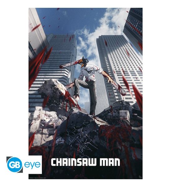 Chainsaw Man: Key visual Poster (91.5x61cm) Preorder