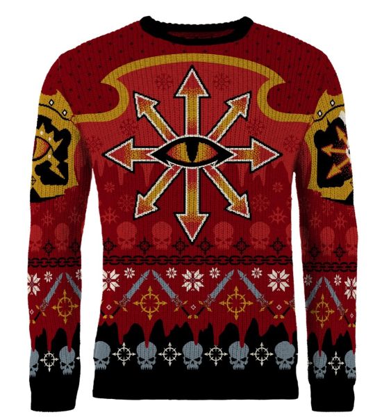 Warhammer 40,000: Chaos Reigns Khorne Ugly Christmas Sweater/Jumper