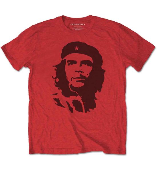 Che Guevara: Black on Red - Red T-Shirt