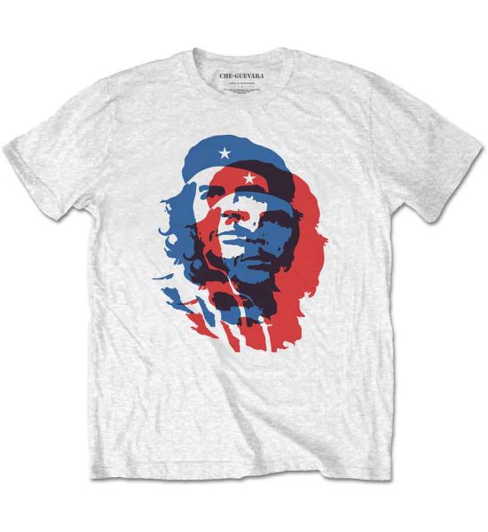 Che Guevara: Blue and Red - White T-Shirt