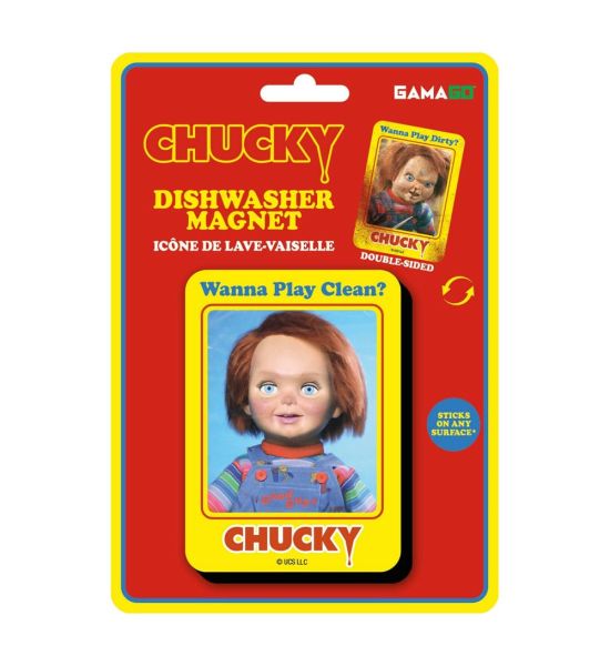 Child's Play: Chucky Clean Dirty Dishwasher Magnet Preorder