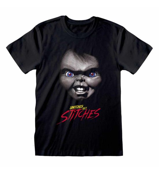 Child's Play: Snitches Get Stitches Chucky T-Shirt