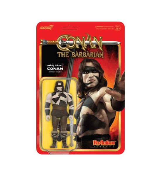 Conan The Barbarian: Conan (War Paint) ReAction Action Figure Wave 02 (10cm) Preorder