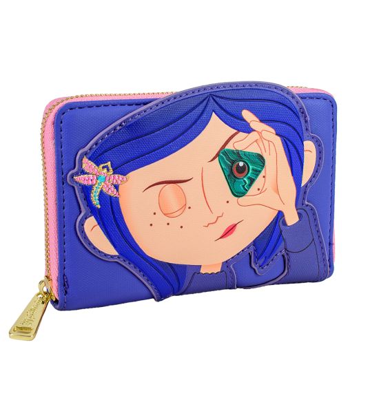 Loungefly Coraline: Stars Cosplay Zip Around Wallet