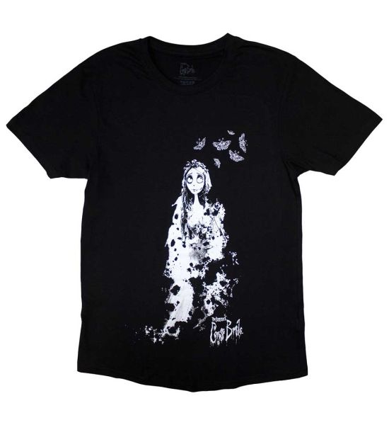 Corpse Bride: Butterflies - Black T-Shirt