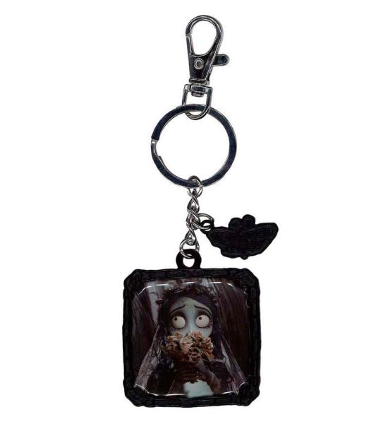 Corpse Bride: Flowers Metal Keychain Preorder