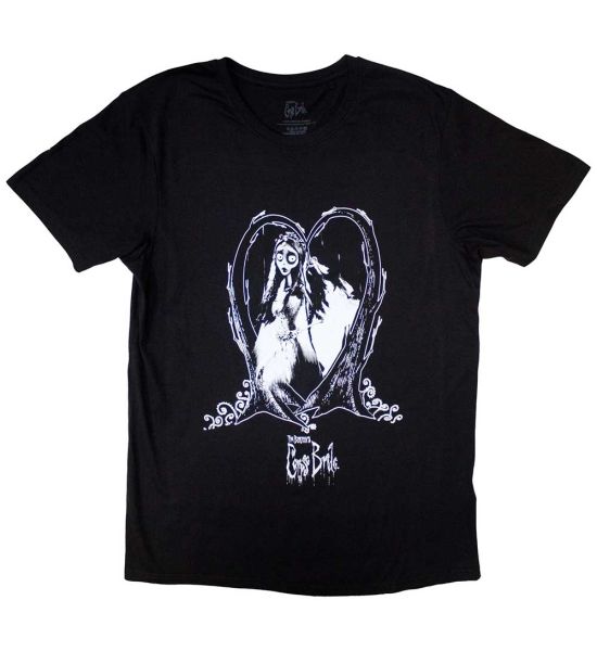 Corpse Bride: Heart - Black T-Shirt