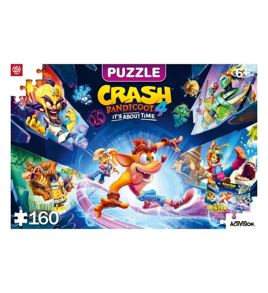 Crash Bandicoot 4: Kids Puzzle It's About Time (160 pieces) Preorder