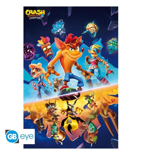 Crash Bandicoot: It's about time Poster (91.5x61cm) Preorder