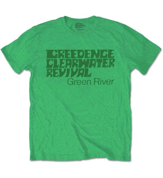 Creedence Clearwater Revival: Green River - Green T-Shirt