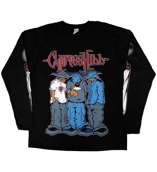 Cypress Hill: Blunted (Sleeve Print) - Black Long Sleeve T-Shirt