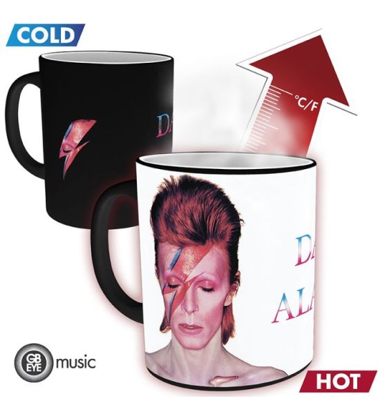 David Bowie: Aladdin Sane Heat Change Mug (320ml) Preorder