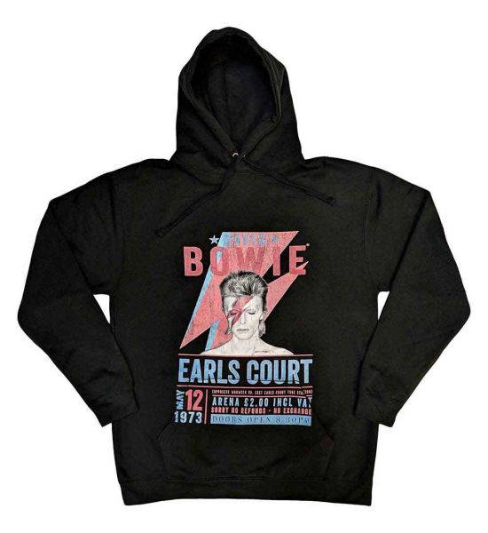 David Bowie: Earls Court '73 - Black Pullover Hoodie