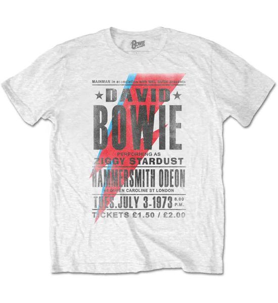 David Bowie: Hammersmith Odeon - White T-Shirt