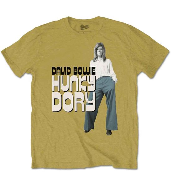 David Bowie: Hunky Dory 2 - Mustard Yellow T-Shirt