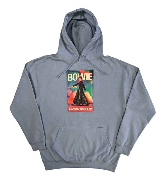 David Bowie: Moonage 11 Fade - Light Blue Pullover Hoodie