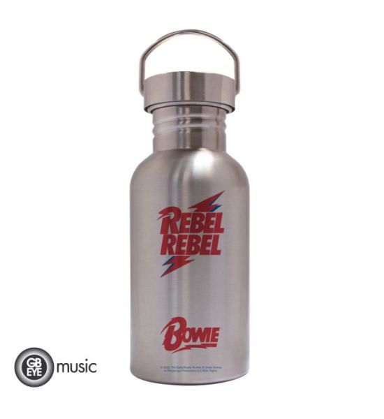 David Bowie: Rebel Canteen Steel Bottle (Stainless Steel) Preorder