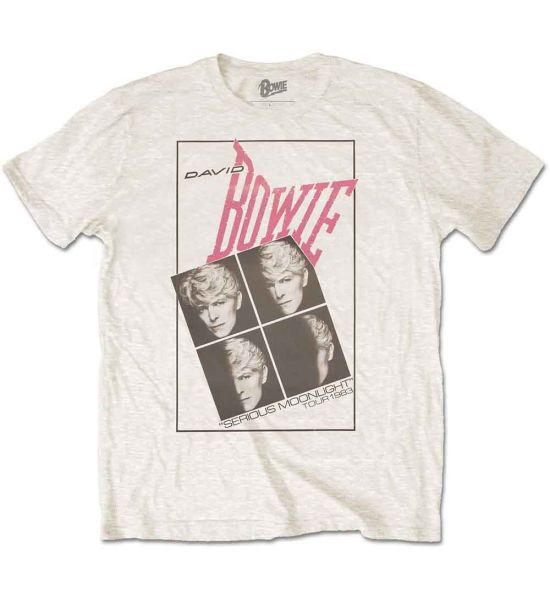 David Bowie: Serious Moonlight - White T-Shirt