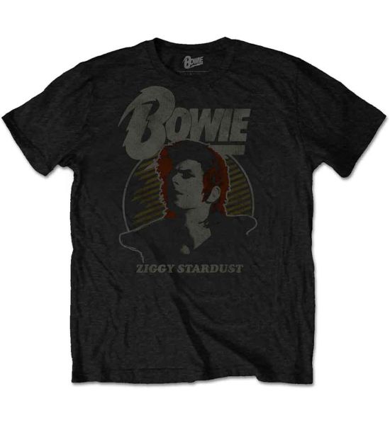 David Bowie: Vintage Ziggy - Black T-Shirt