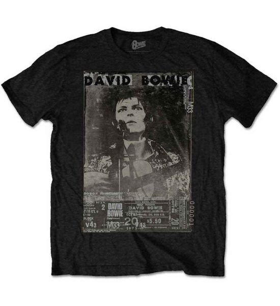 David Bowie: Ziggy - Black T-Shirt