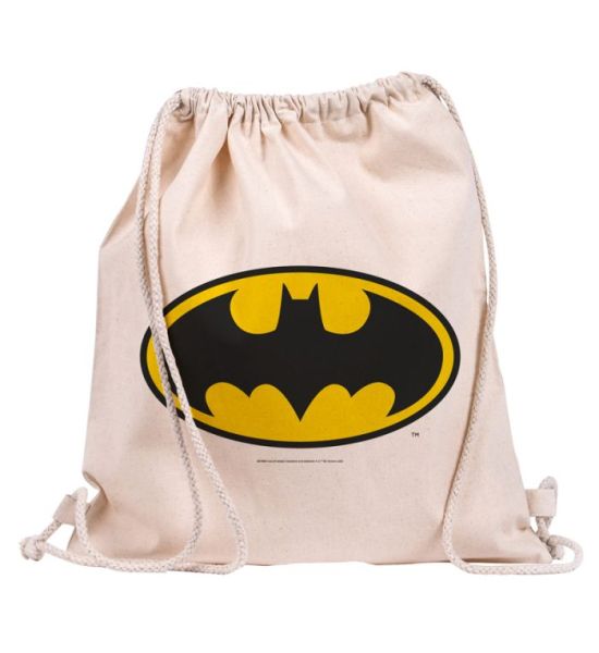 DC Comics: Batman Logo Draw String Canvas Eco Bag Preorder