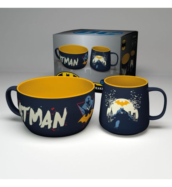 DC Comics: Batman Mug & Bowl Breakfast Set