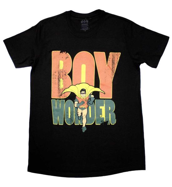 DC Comics: Batman Robin Boy Wonder - Black T-Shirt