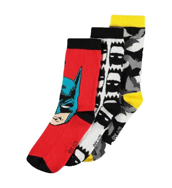 DC Comics: Batman Socks 3-Pack (39-42)