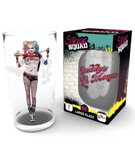 DC Comics: Harley Stand 400ml Glass Preorder