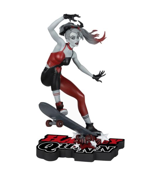 DC Direct: Harley Quinn - Red, White & Black Statue by Ivan Tao 1/10 (20cm) Preorder