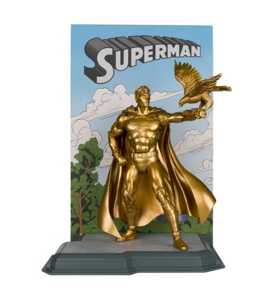 DC Multiverse: Superman - Centennial Park Tribute Statue Gold Label Action Figure (18cm) Preorder