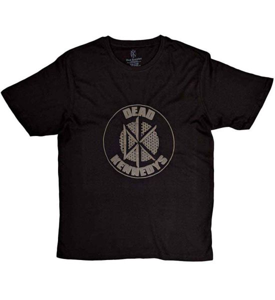 Dead Kennedys: Circle Logo (Hi-Build) - Black T-Shirt